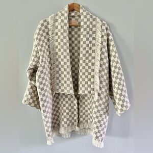 SALE Oversized Tapestry Blanket Coat